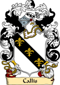 English or Welsh Family Coat of Arms (v.23) for Callis