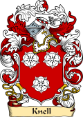 English or Welsh Family Coat of Arms (v.23) for Knell (Ref Berry)