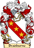 English or Welsh Family Coat of Arms (v.23) for Bradburne (London)