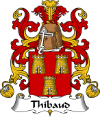 Coat of Arms from France for Thebault or Thibaud