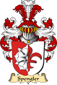 v.23 Coat of Family Arms from Germany for Spengler