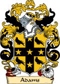 English or Welsh Family Coat of Arms (v.23) for Adams