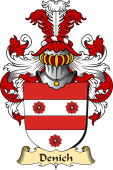 v.23 Coat of Family Arms from Germany for Denich