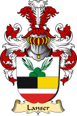 v.23 Coat of Family Arms from Germany for Lanser