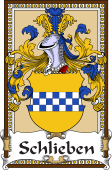German Coat of Arms Wappen Bookplate  for Schlieben