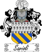 Araldica Italiana Coat of arms used by the Italian family Savioli