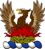 Family crest from Ireland for Woodcock (1649)
