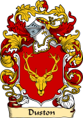 English or Welsh Family Coat of Arms (v.23) for Duston (or Dunston Hopton, Suffolk)