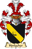 v.23 Coat of Family Arms from Germany for Horlacher