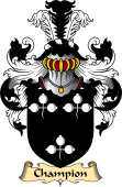 English Coat of Arms (v.23) for the family Champion
