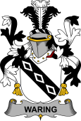 Irish Coat of Arms for Waring