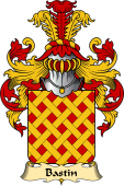 French Family Coat of Arms (v.23) for Bastin