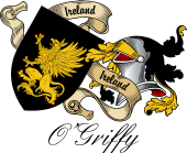 Sept (Clan) Coat of Arms from Ireland for O'Griffy (Griffin)