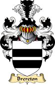 English Coat of Arms (v.23) for the family Brereton