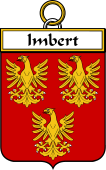 French Coat of Arms Badge for Imbert