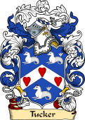English or Welsh Family Coat of Arms (v.23) for Tucker