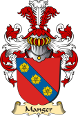 v.23 Coat of Family Arms from Germany for Manger