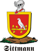 German shield on a mount for Sittmann