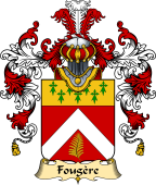 French Family Coat of Arms (v.25) Fougère