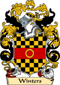 English or Welsh Family Coat of Arms (v.23) for Winters (or Winter)