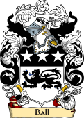 English or Welsh Family Coat of Arms (v.23) for Ball