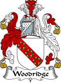 English Coat of Arms for the family Woodridge