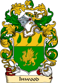 English or Welsh Family Coat of Arms (v.23) for Inwood (Cobham, Surrey)