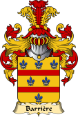 French Family Coat of Arms (v.23) for Barrière