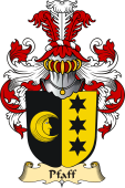 v.23 Coat of Family Arms from Germany for Pfaff