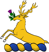 Family crest from Scotland for Strachan (Kincardine)