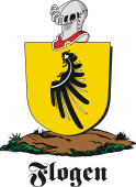 German shield on a mount for Flogen