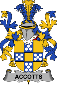 Irish Coat of Arms for Accotts