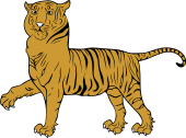 Tiger Passant Guardant