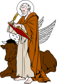 Catholic Saints Clipart image: St Luke