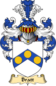 English Coat of Arms (v.23) for the family Bratt