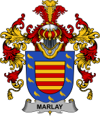 Irish Family Coat of Arms (v.25b) Marlay or O'Marley