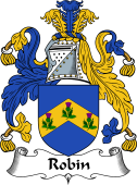 English Coat of Arms for the family Robin