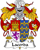 Portuguese Coat of Arms for Lacerda