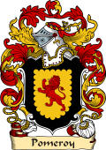 English or Welsh Family Coat of Arms (v.23) for Pomeroy