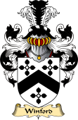 English Coat of Arms (v.23) for the family Winford