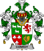 Irish Family Coat of Arms (v.25b) Conroy or O'Conry