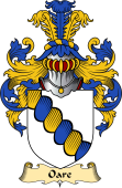 English Coat of Arms (v.23) for the family Oare