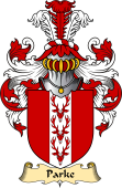 English Coat of Arms (v.23) for the family Parke