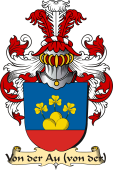 v.23 Coat of Family Arms from Germany for Au (von der)