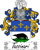 Araldica Italiana Coat of arms used by the Italian family Tassinari