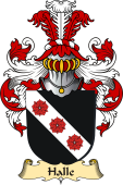 v.23 Coat of Family Arms from Germany for Halle
