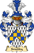 English Coat of Arms (v.23) for the family Smedley