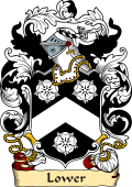 English or Welsh Family Coat of Arms (v.23) for Lower (Cornwall)