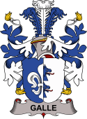 Coat of arms used by the Danish family Galle
