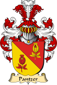 v.23 Coat of Family Arms from Germany for Pantzer
